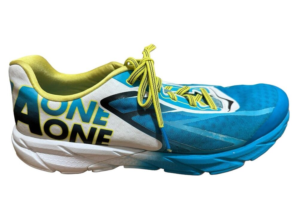 Size 10.5 - Hoka One One Tracer Blue Men’s Running Marathon Blue White